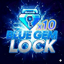 MORDECAISHOP GUVENCESIYLE 10X BLUE GEM LOCK