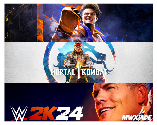 Mortal Kombat 1 + WWE 2K24 + Street Fighter 6 Mortal Kombat 1 + WWE 2K24 + Street Fighter 6