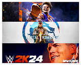 Mortal Kombat 1 + WWE 2K24 + Street Fighter 6