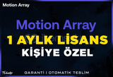 Motion Array | 1 Aylık Kişiye Özel | Garanti