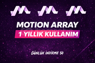 Motion Array 1 YILLIK Premium Üyelik