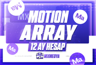 Motion Array 12 Aylık | Garantili