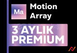 Motion Array 3 AYLIK PREMIUM Kişiye Özel