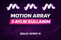 Motion Array 3 Aylık Premium Üyelik