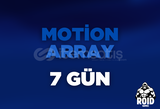 Motion Array 7 Günlük Kişisel Hesap | Webpanel