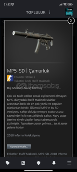 Mp5 sd çamurluk 