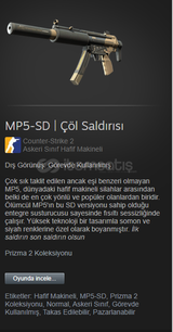 MP5-SD | Çöl Saldırısı(Görevde Kullanılmış)
