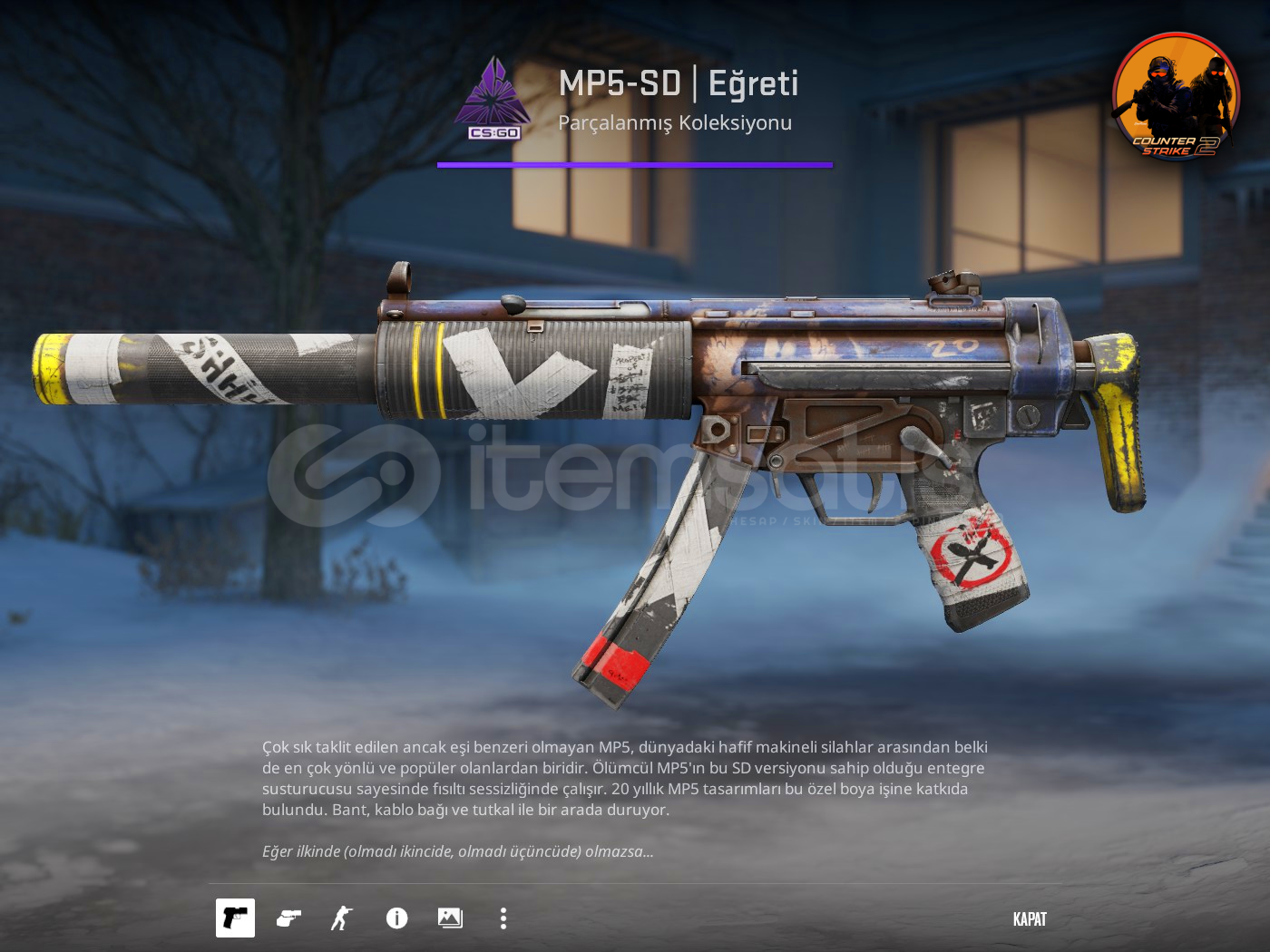 ⚡MP5-SD | Eğreti ⚡MP5-SD | Eğreti