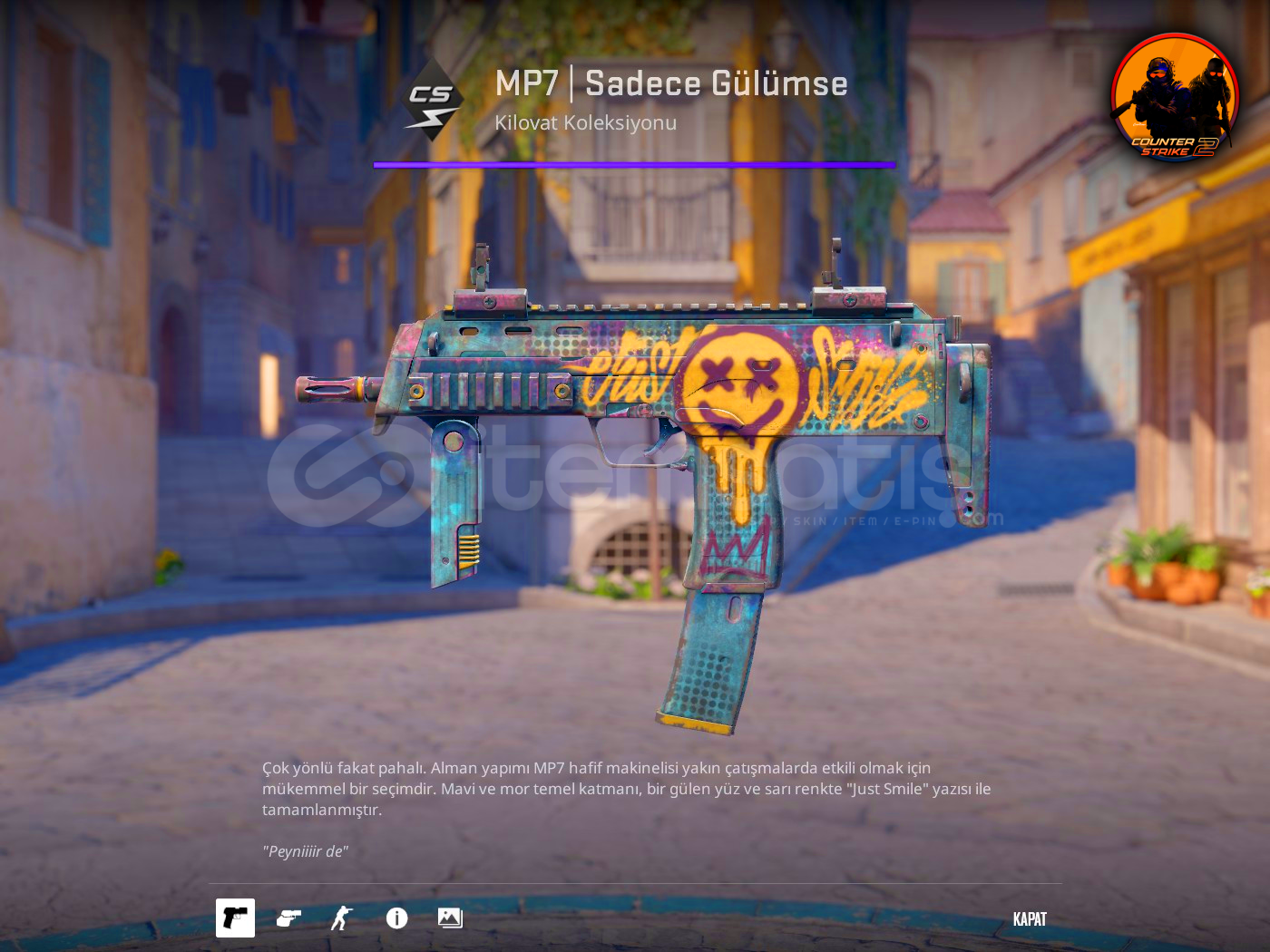 ⚡MP7 | Sadece Gülümse ⚡MP7 | Sadece Gülümse