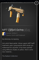 MP7 Short Ochre