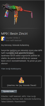 MP9 | Besin Zinciri (Görevde Kullanılmış) 