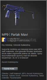 MP9 | Parlak Mavi