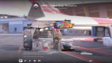 MP9 | Starlight Protector (Minimal Wear)