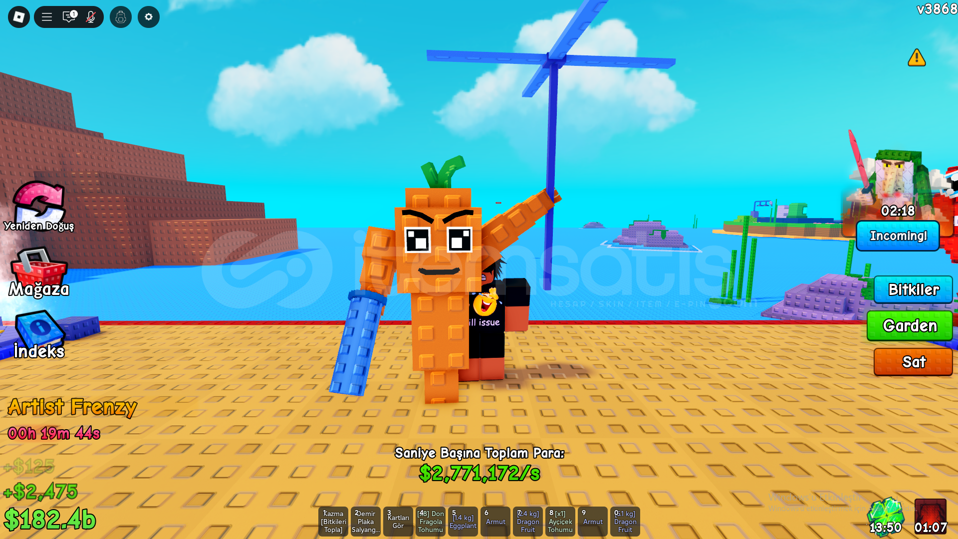 ⭐Mr Carrot 3.8k/Dps ⭐