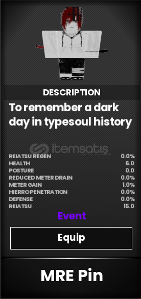 MRE Pin - Type Soul MRE Pin - Type Soul