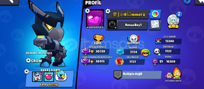 Muhteşem Brawlstars Hesap!!! 50k Kupa!