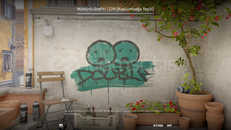 Mühürlü Grafiti | Çift (Kaplumbağa Yeşili)