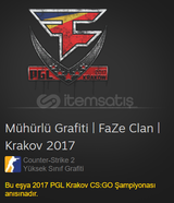 Mühürlü Grafiti | FaZe Clan | Krakov 2017