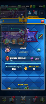 Mükemmel 5200 kupalık efsane hesap????????