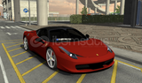 Mükemmel Bir Çizinli Ferrari
