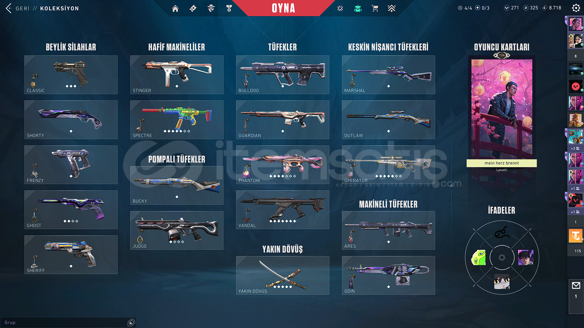 ONİ KATANALI BOL SKİNLİ GÜMÜŞ ELO HESAP ONİ KATANALI BOL SKİNLİ GÜMÜŞ ELO HESAP