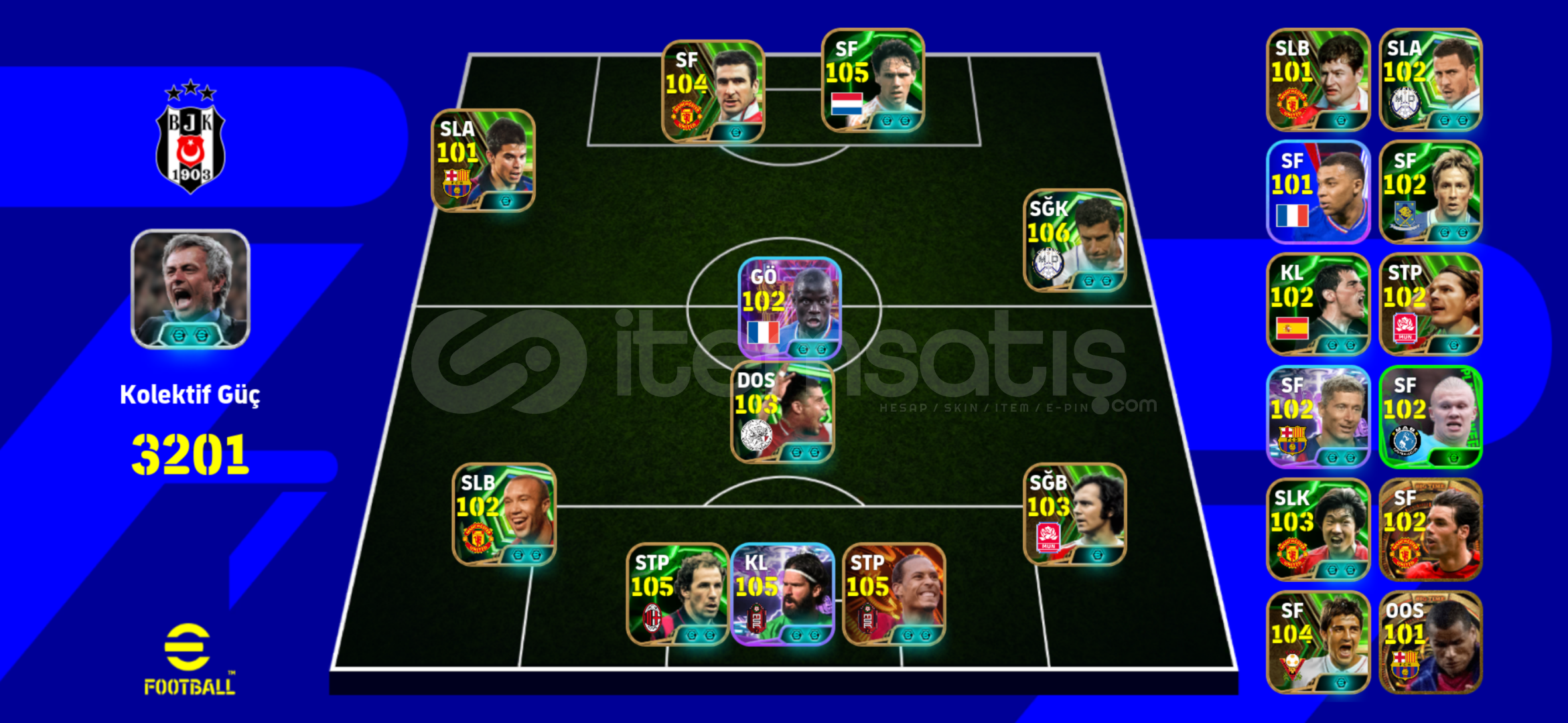 MÜKEMMEL PES HESABI 105 BASTEN 105 VAN DİJK  MÜKEMMEL PES HESABI 105 BASTEN 105 VAN DİJK