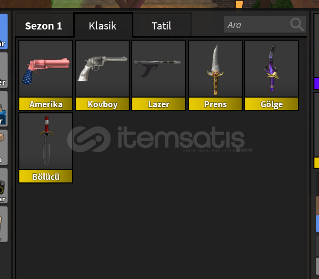 MM2 AMERİCANO SET SATIYORUM DMDEN ULASİNN! MM2 AMERİCANO SET SATIYORUM DMDEN ULASİNN!