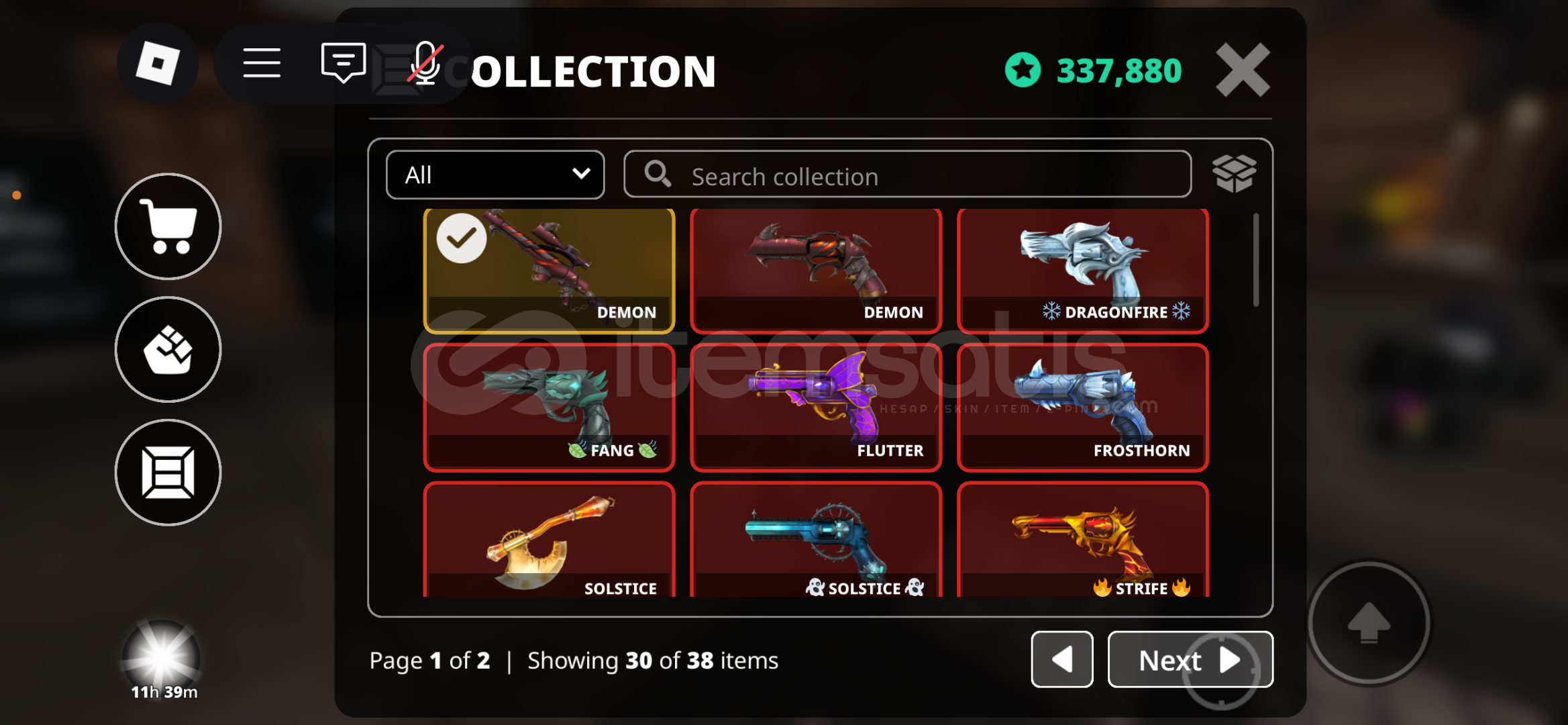 Murderer vs Sheriffs mvsd itemleri Murderer vs Sheriffs mvsd itemleri