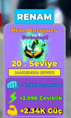 MUSCLE LEGEND EVOLVED 20 LEVEL 10X NEON GUARD