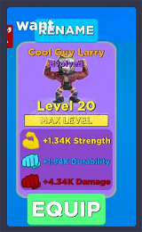 Muscle legends 6 adet cool guy larry