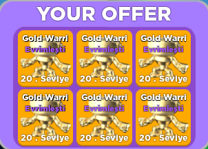Buy Item Evolved Gold Warrior LVL MAX - Muscle Legends Roblox 1679113