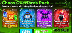 Muscle Legends Chaos Overlord Pack Muscle Legends Chaos Overlord Pack
