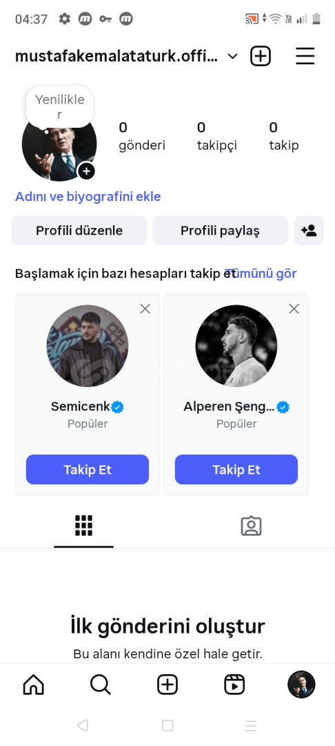 ???????? ATATÜRK HESABI RESMİ SATILIK ????????  ???????? ATATÜRK HESABI RESMİ SATILIK ????????
