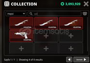 MVSD CEL GUN + KNIFES