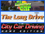 My Summer Car + The Long Drive + City Car Drivi