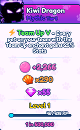 mythic kiwi dragon bgsi (team up 5)