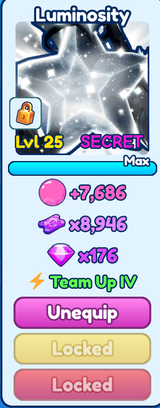 MYTHIC LUMINOSITY BUBBLE GUM SIMULATOR INFINITY