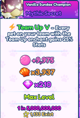 mythic vanilla sundae champion
