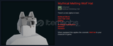 Mythical Melting Wolf Hat