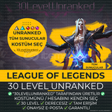 ⭐NA/EUNE/RU - Kostüm Seçilebilir Unranked 130₺⭐