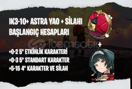 NA | IK3+ Astra Yao + Kendi Silahı - Başlangıç
