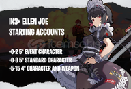 NA | IK3+ Ellen Joe - Başlangıç Hesapları