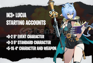 NA | IK3+ Lucia - Başlangıç Hesapları