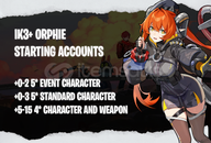 NA | IK3+ Orphie - Başlangıç Hesapları