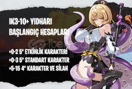 NA | IK3+ Yidhari - Başlangıç Hesapları