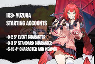 NA | IK3+ Yuzuha - Başlangıç Hesapları