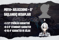 NA | MR10+ Arlecchino + 5* - Başlangıç Hesapları