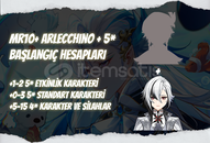 AS | MR10+ Arlecchino + 5* - Başlangıç Hesapları