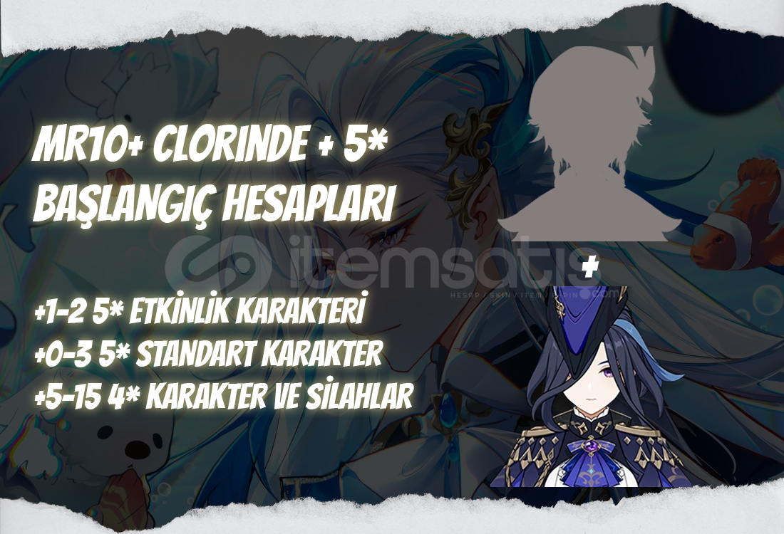 NA | MR10+ Clorinde + 5* - Başlangıç Hesapları NA | MR10+ Clorinde + 5* - Başlangıç Hesapları