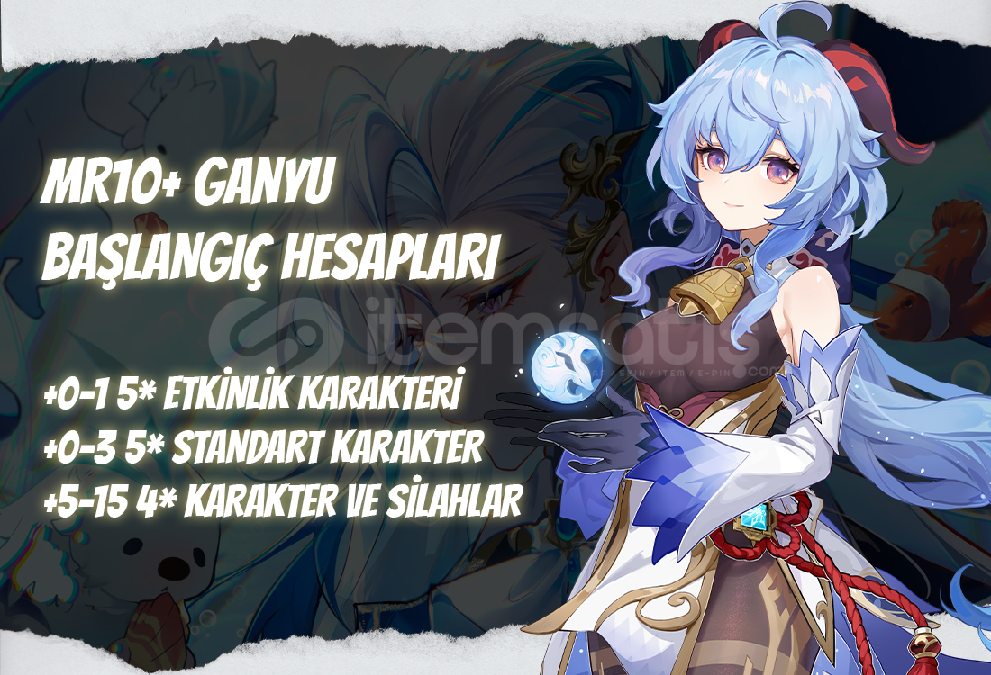 NA | MR10+ Ganyu - Başlangıç Hesapları NA | MR10+ Ganyu - Başlangıç Hesapları